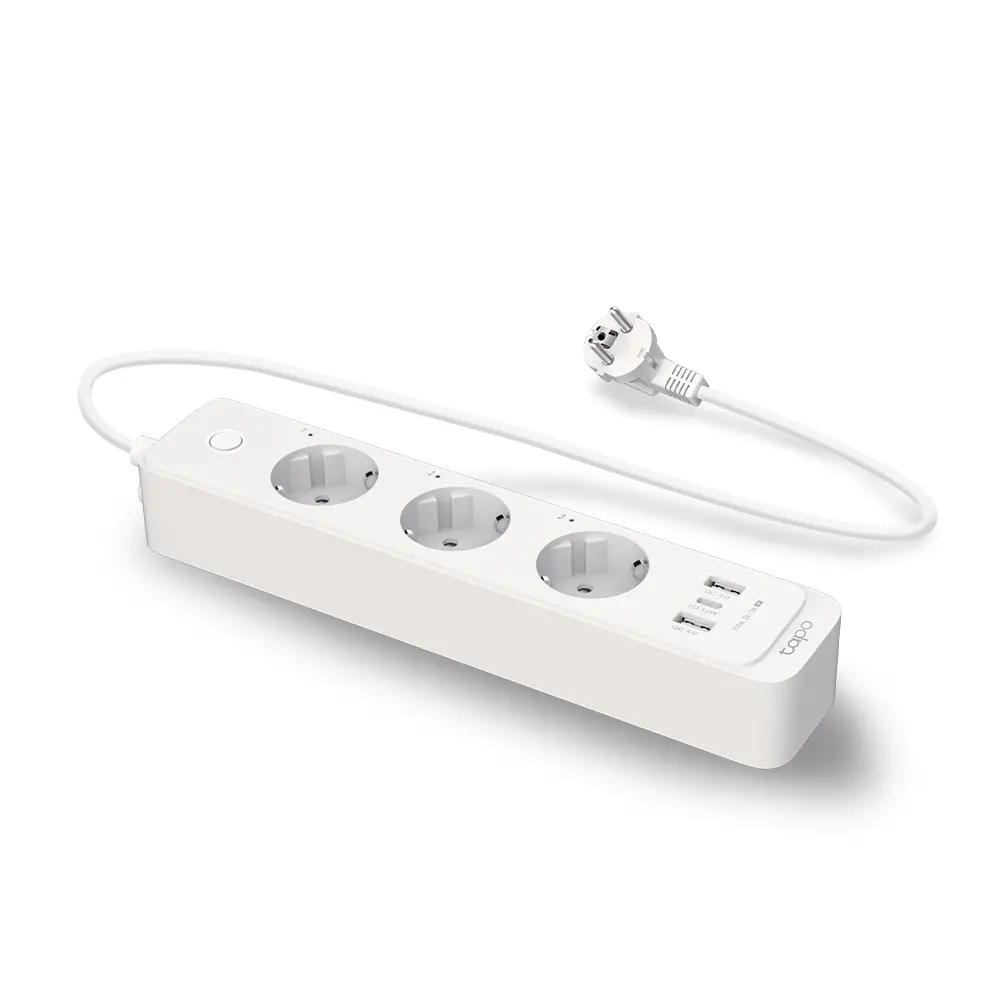 Prelungitor inteligent TP-Link Tapo P300, WiFi, 3 prize, 2300W, 10A, 1,5 metri - image 1