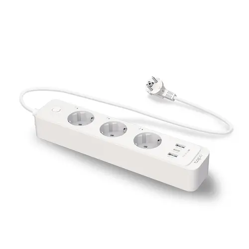 Έξυπνη πολύπριζο TP-Link Tapo P300, WiFi, 3 υποδοχές, 2300W, 10A, 1,5 μέτρο - 2