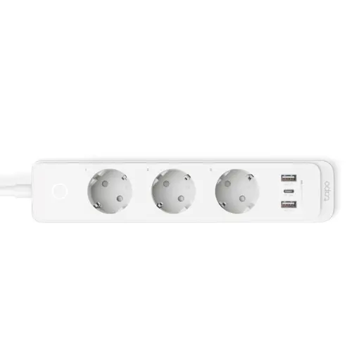 Prelungitor inteligent TP-Link Tapo P300, WiFi, 3 prize, 2300W, 10A, 1,5 metri - 1