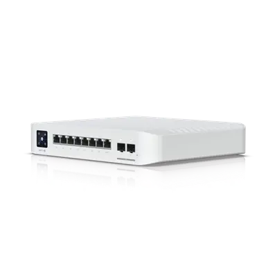 Комутатор Ubiquiti USW-Pro-8-PoE, 8x Gbit RJ45, 6x Gbit PoE+, 2xSFP+ слота, 120W - image 1