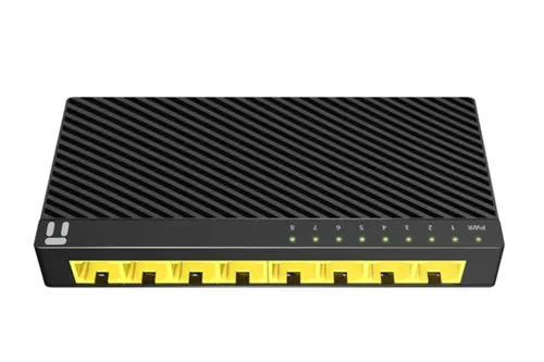 Комутатор Stonet ST3108GC, 8x 10/100/1000M порта,неуправляем,настолен,закючване