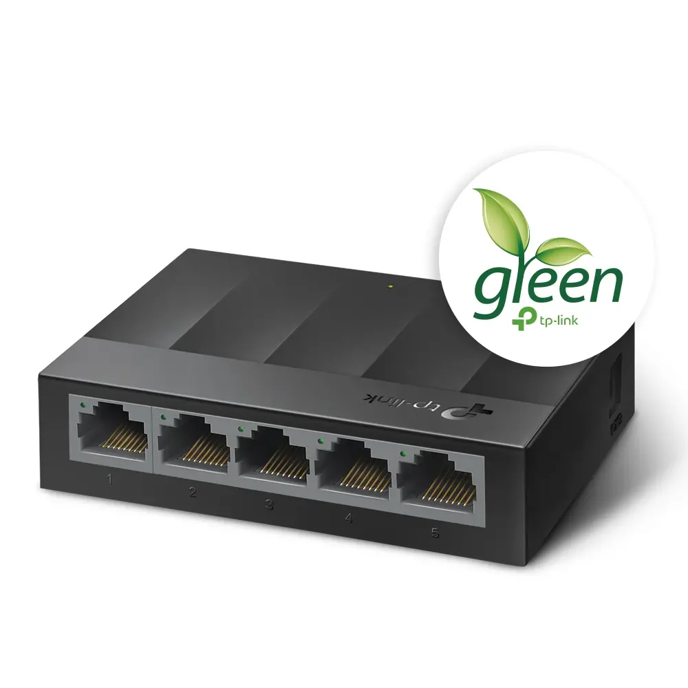 Switch TP-LINK LS1005G, 5x porturi GbE, negestionat, de birou - image 1