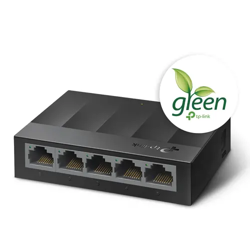 Switch TP-LINK LS1005G, 5x GbE θύρες, μη διαχειριζόμενο, επιτραπέζιο - 2