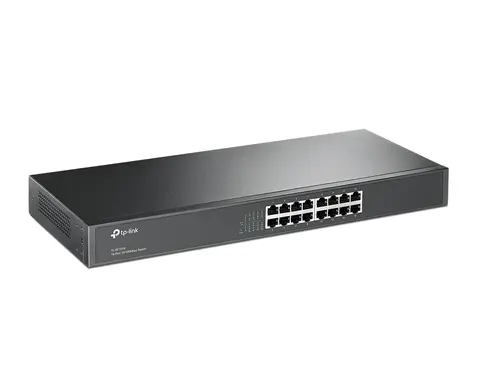 Комутатор TP-LINK TL-SF1016, 16-порта RJ45 10/100Mbps, неуправляем, 19'' за шкаф - image 1