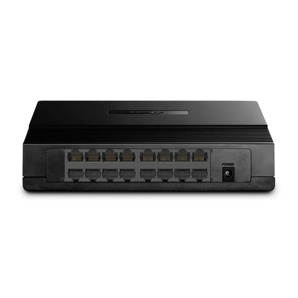 Комутатор TP-LINK TL-SF1016D, 16-порта RJ45 10/100Mbps, неуправляем, настолен - image 2