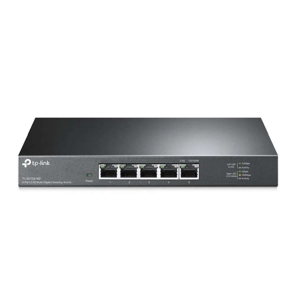 Switch TP-Link TL-SG105-M2, 5x 2.5 Gbit, QoS, επιτραπέζιο, μεταλλικό