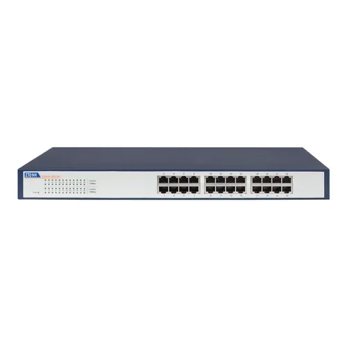 Switch ZTE ZXR10-1160-24T, 24 porturi 10/100/1000Mbps, negestionat, pentru rack - 1
