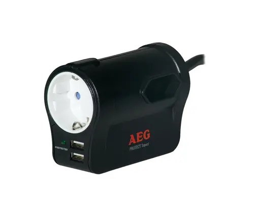 Prelungitor cu protecție AEG Protect Travel, GE - 1