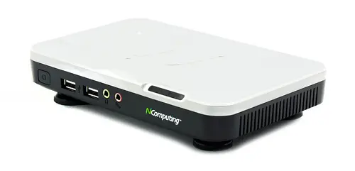 Терминал NComputing N500, Citrix HDX, HD1080p, 1GB, 4x USB, 1x Gbit Eth, H.264