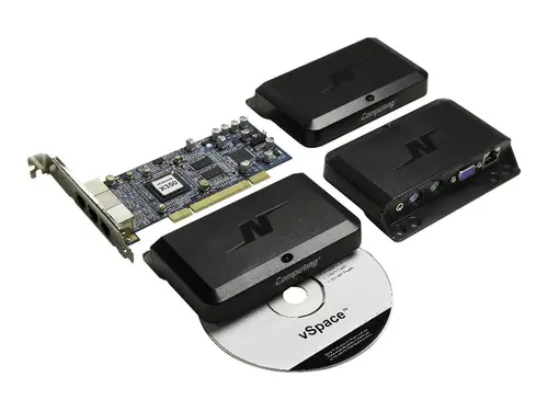 Τερματικό NComputing X350, εικονικό thin client για 3 χρήστες - 1