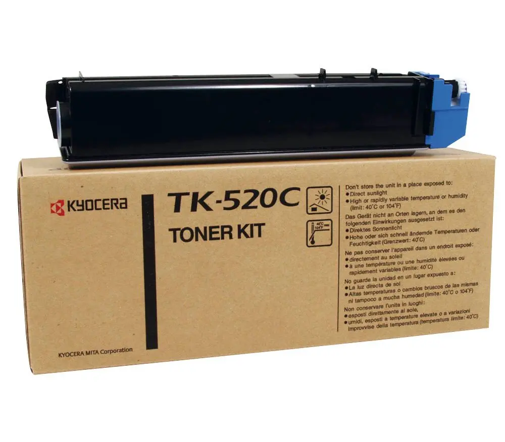 Тонер касета Kyocera TK-520C, синя - image 1