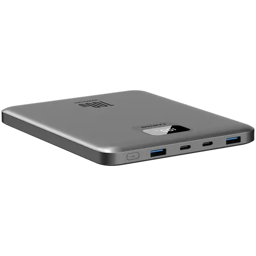 CANYON power bank PB-2008 LED FLAT 20000 mAh PD100W QC3.0 Dark Grey - image 3
