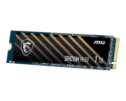 Твърд диск, MSI SSD SPATIUM M450 1T PCIE 4 - image 2