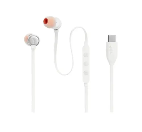 Слушалки, JBL T310C WHT USB-C In-ear headphones - image 5