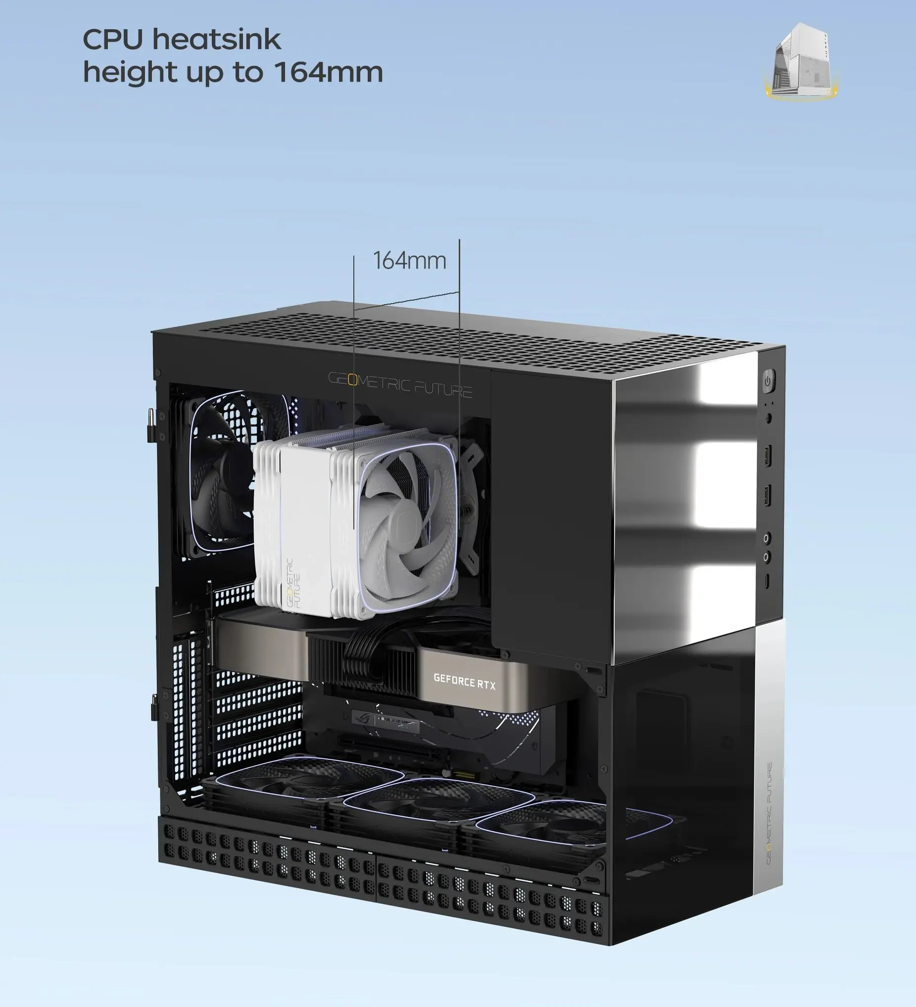 Geometric Future кутия Case EATX - Model 4 Caliburn - image 10