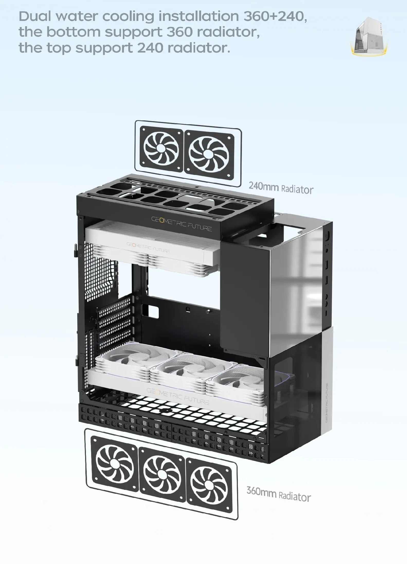 Geometric Future кутия Case EATX - Model 4 Caliburn - image 11