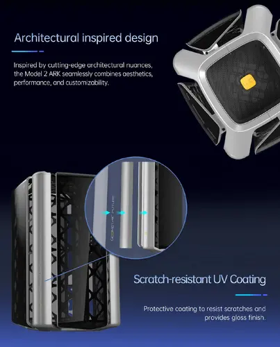 Geometric Future кутия Case mATX - Model 2 THE ARK Mesh Black - image 12