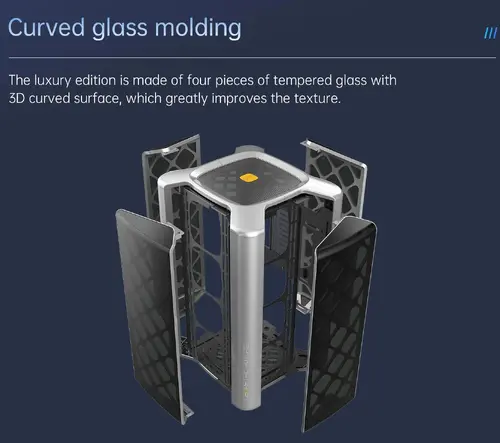Geometric Future кутия Case mATX - Model 2 THE ARK Mesh Black - image 8