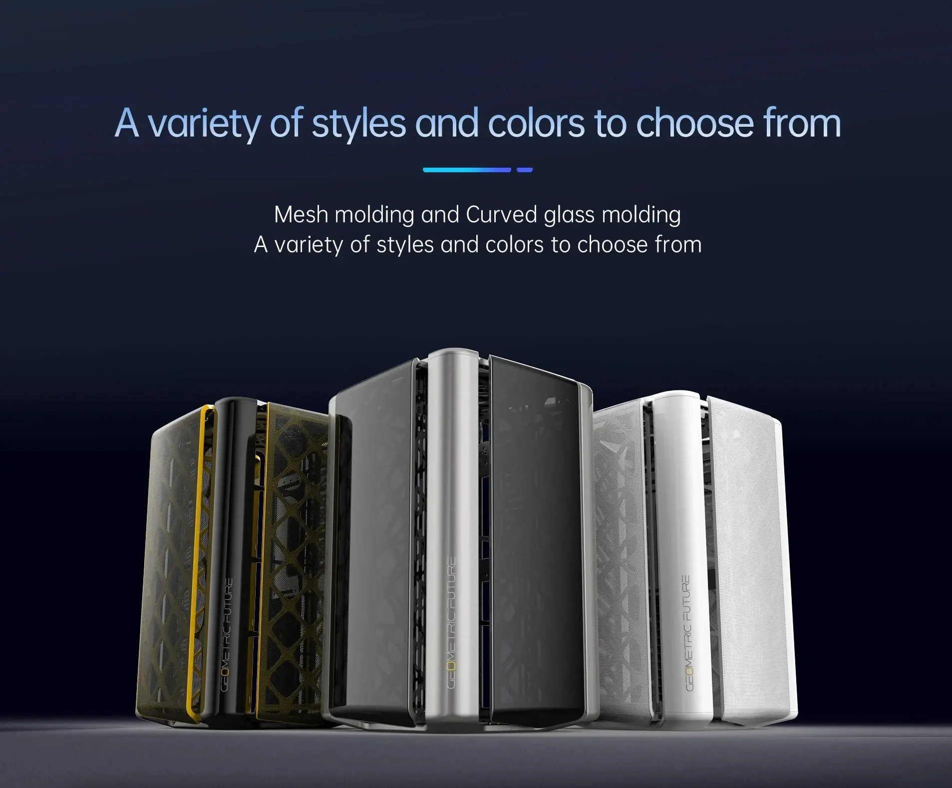 Geometric Future кутия Case mATX - Model 2 THE ARK Mesh White - image 13