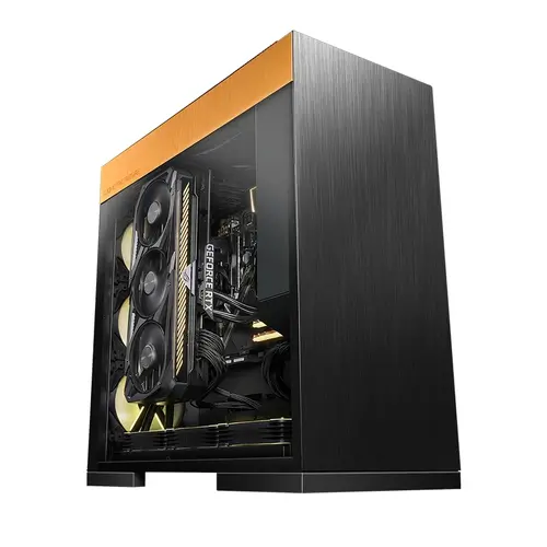 Geometric Future Κουτί EATX - Model 8 Dharma Black/Gold - 1