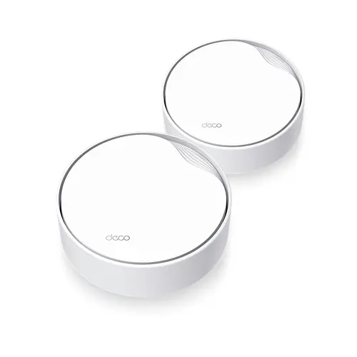 Безжичен рутер TP-LINK Deco X50-PoE(2-pack), AX3000, 1xGbE, 1x2.5GbE,WiFi6,PoE