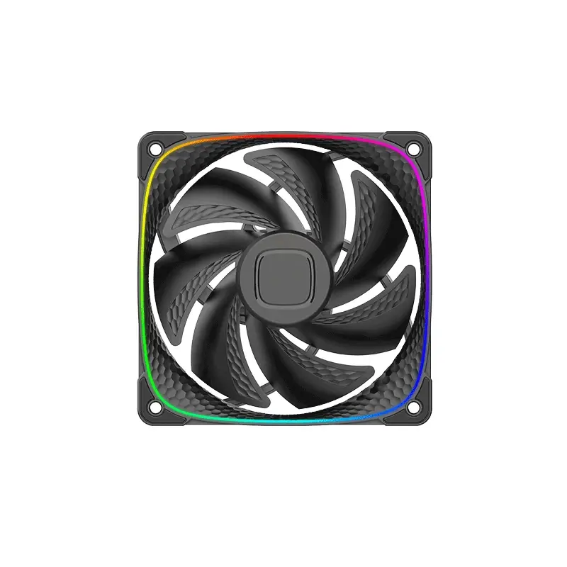 Geometric Future Комплект вентилатори Fan Pack 3-in-1 - Squama 2503B Black - image 1