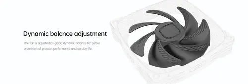 Geometric Future Комплект вентилатори Fan Pack 3-in-1 - Squama 2503B Black - image 11