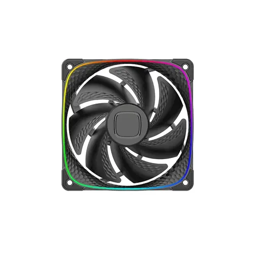 Geometric Future Комплект вентилатори Fan Pack 3-in-1 - Squama 2503B Black - image 1