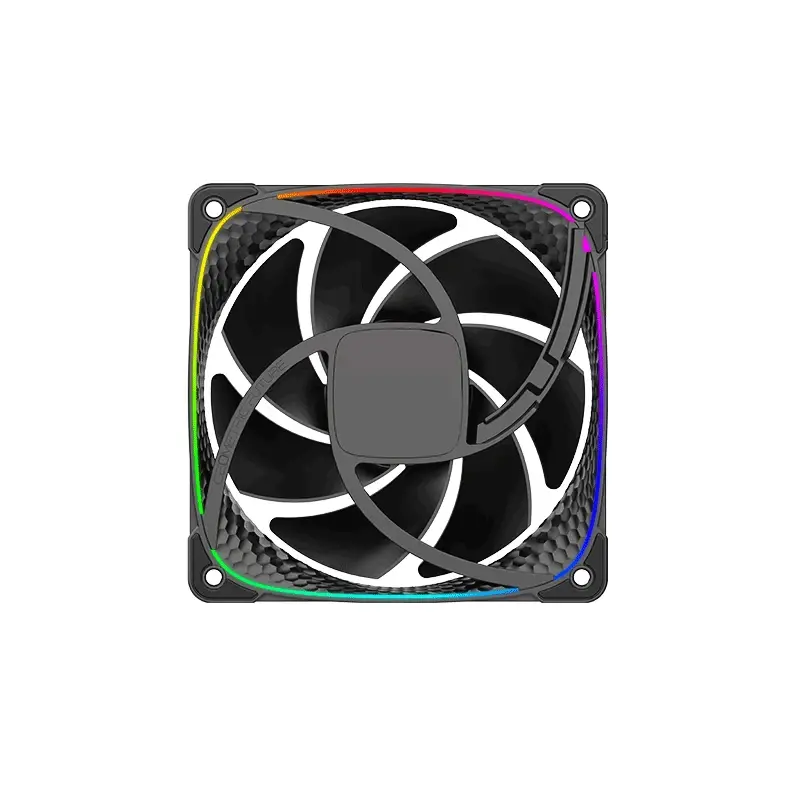 Geometric Future Комплект вентилатори Fan Pack 3-in-1 - Squama 2503B Black - image 2