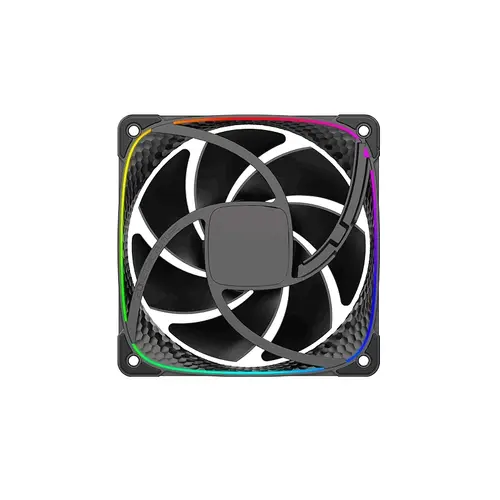 Geometric Future Комплект вентилатори Fan Pack 3-in-1 - Squama 2503B Black - image 2