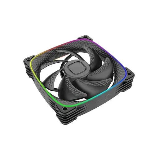 Geometric Future Комплект вентилатори Fan Pack 3-in-1 - Squama 2503B Black - image 4