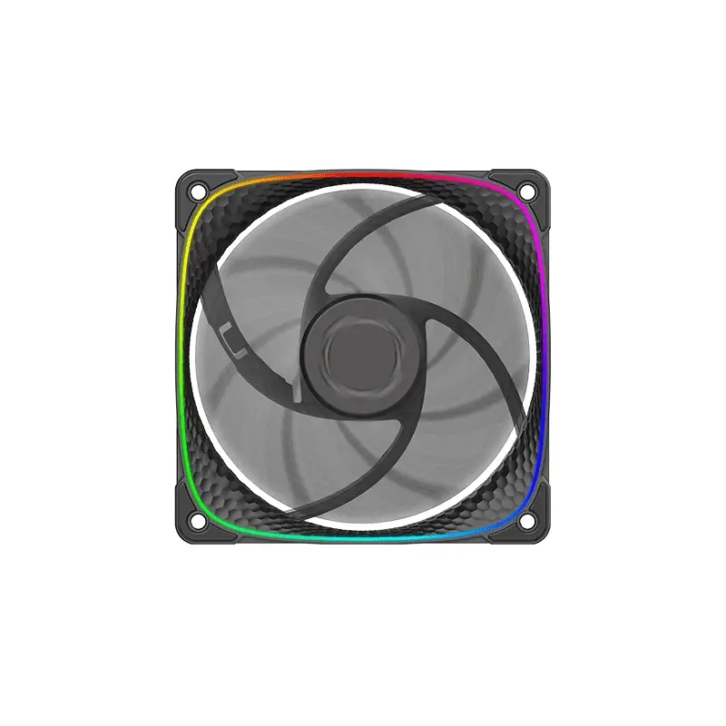 Geometric Future Комплект вентилатори Fan Pack 3-in-1 - Squama 2503B Black - image 6