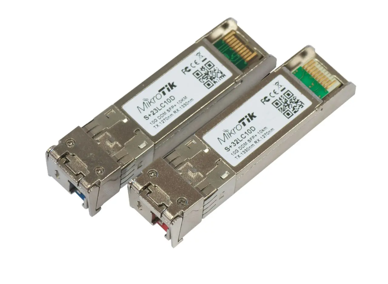 Οπτική μονάδα MikroTik S+2332LC10D, SFP+ 10G, 10km, 1270nm/1330nm, 2τεμ