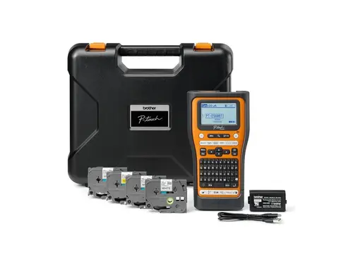Σύστημα ετικετογράφησης, Brother PT-E560BTSP Handheld Industrial Labelling system + 1x TZEFX231, TZES241, TZES251, TZES651 - 4
