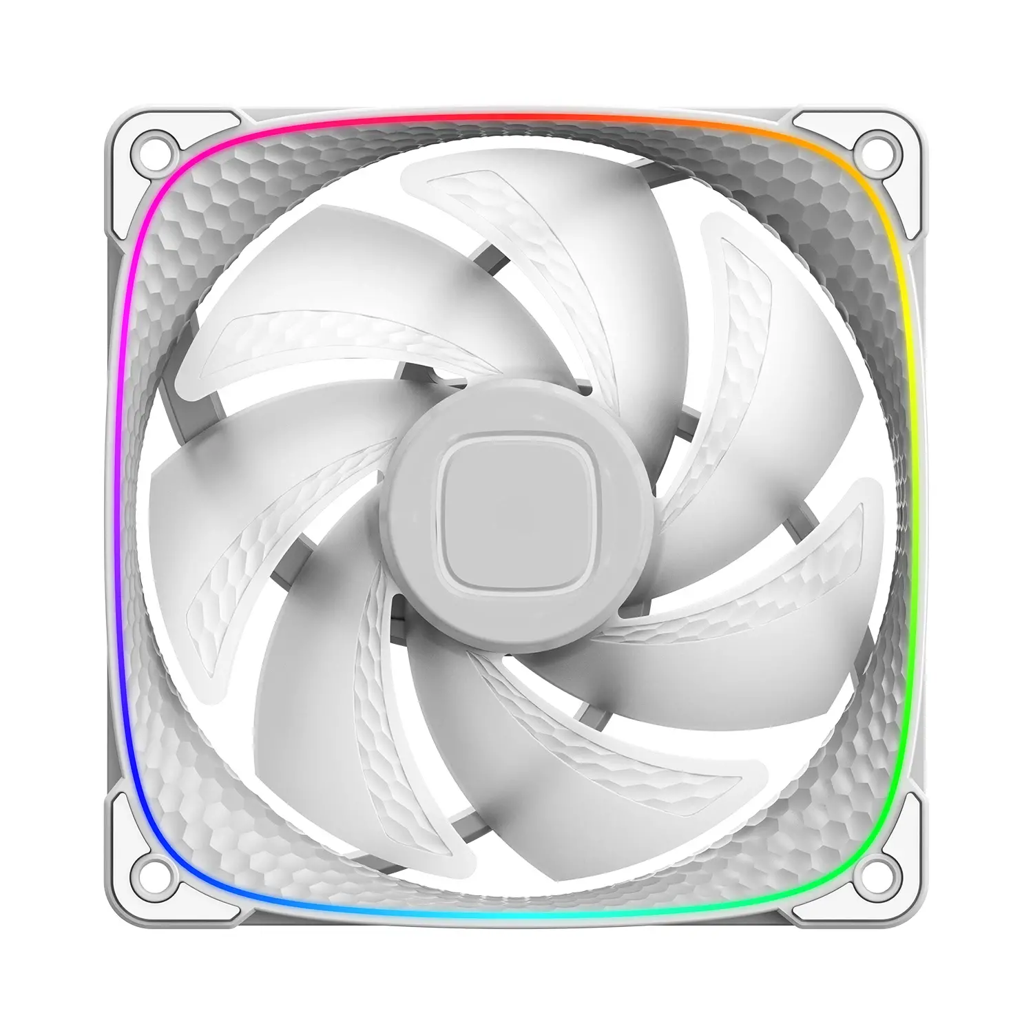Geometric Future Комплект вентилатори Fan Pack 3-in-1 - Squama 2503W White - image 1