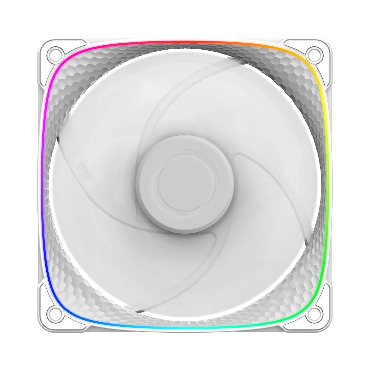 Geometric Future Комплект вентилатори Fan Pack 3-in-1 - Squama 2503W White - image 3