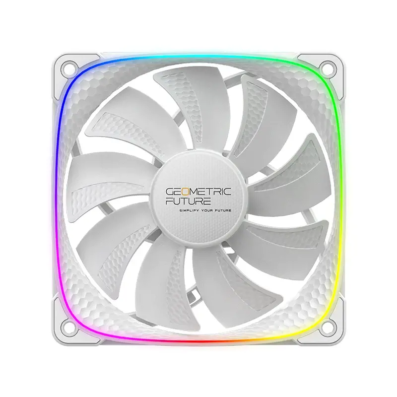 Geometric Future ventilator Squama 2503R, REVERSE Fan, 120mm, ARGB, Alb