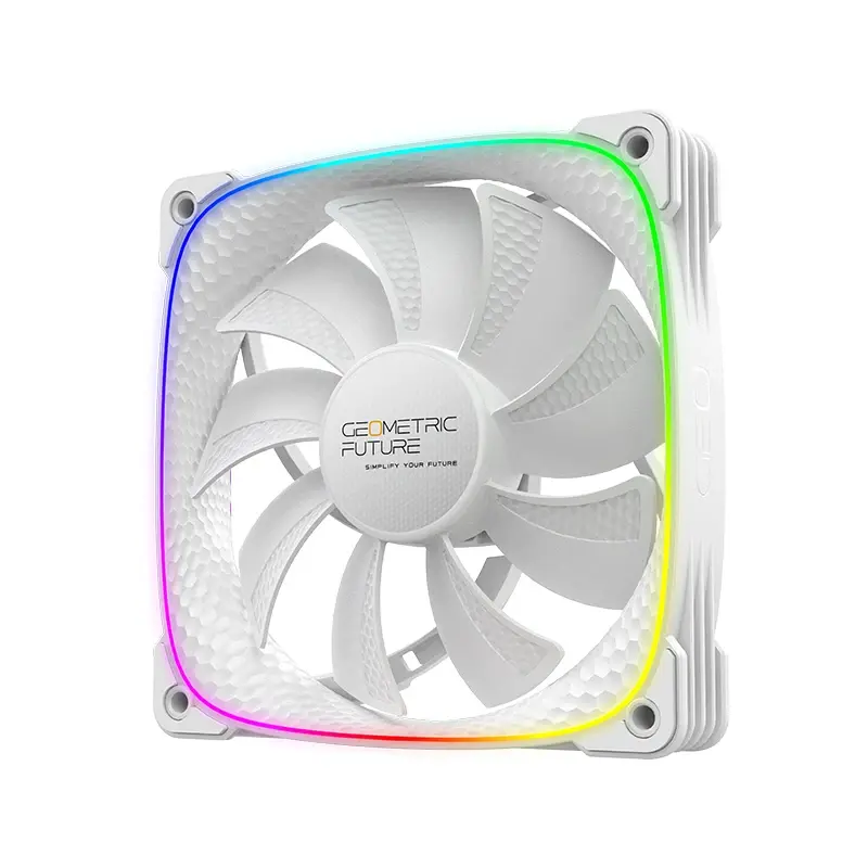 Geometric Future вентилатор Squama 2503R, REVERSE Fan, 120mm, ARGB, White - image 2