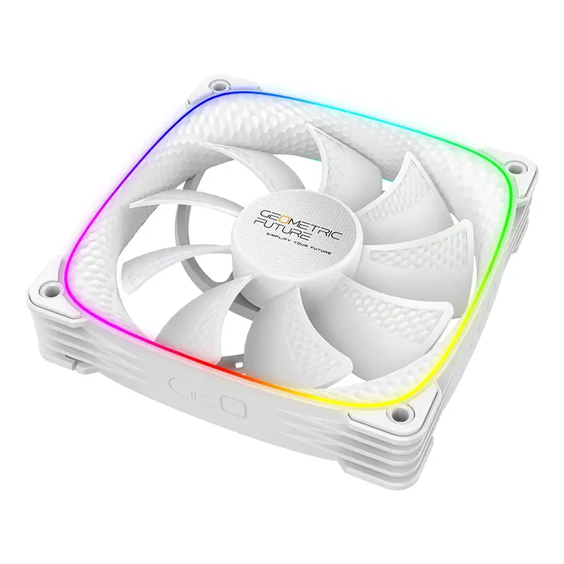Geometric Future вентилатор Squama 2503R, REVERSE Fan, 120mm, ARGB, White - image 6