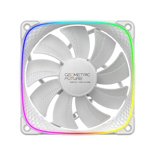 Geometric Future ανεμιστήρας Squama 2503R, REVERSE Fan, 120mm, ARGB, Λευκό - 1