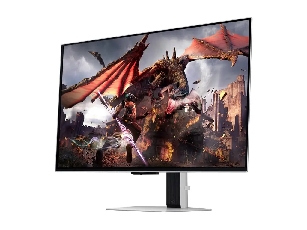 Монитор, Samsung 32DG802 32" Odyssey SMART OLED G8 , 240Hz, 0.3ms, 3840x2160, DP, 2xHDMI, USB Hub, Silver - image 1