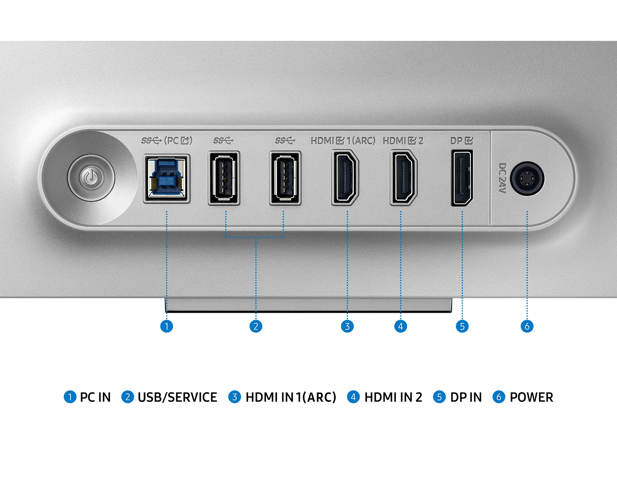 Монитор, Samsung 32DG802 32" Odyssey SMART OLED G8 , 240Hz, 0.3ms, 3840x2160, DP, 2xHDMI, USB Hub, Silver - image 7
