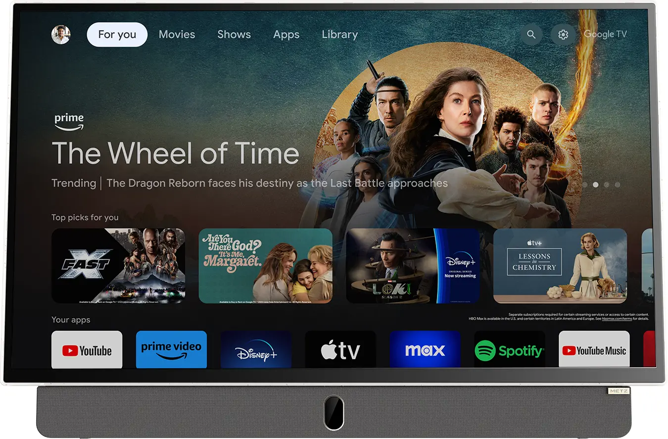 Портативен телевизор METZ 24MPE7000 24" FHD(1920x1080) GoogleTV, HDR10 - image 5