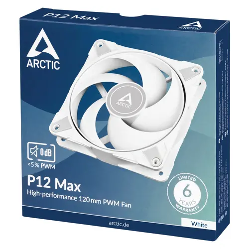Arctic вентилатор Fan 120mm P12 Max (White) - 200-3300rpm - image 3