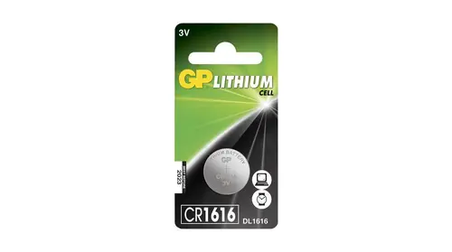 Baterie litiu tip buton GP CR 1616 3V 1 buc. în blister /preț pentru 1 buc./ GP