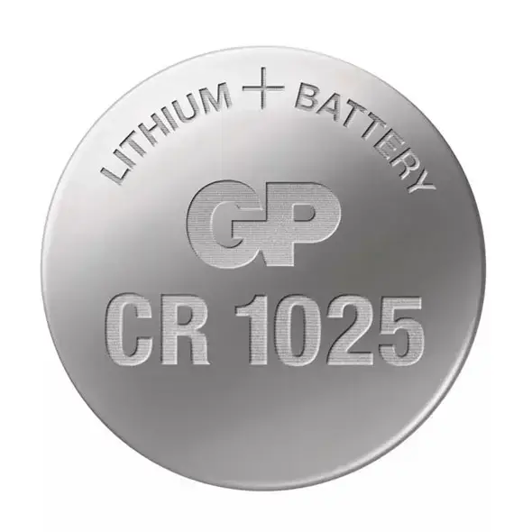 Литиева бутонна батерия GP  CR1025 3V  1 бр. в блистер /цена за 1 бр./ - image 1