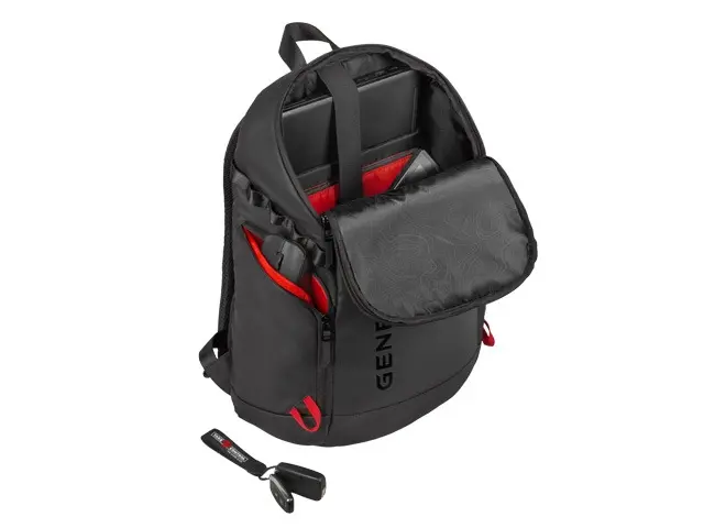 Раница, Genesis Laptop Backpack Pallad 420 Black 15,6" 18L - image 9