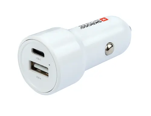 Încărcător auto SKROSS, USB-A, USB-C, PD, 65W - 1