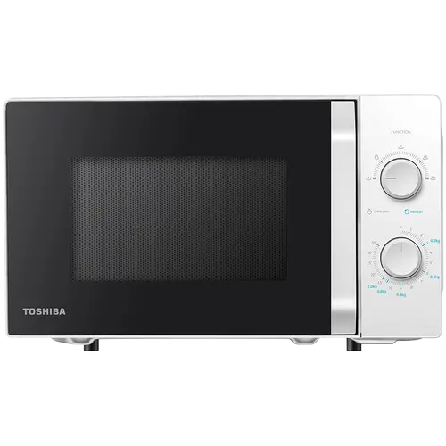 Microwave oven, volume 20L, mechanical control, 800W, 5 power levels, LED lighting, defrosting, cooking end signal, color: White