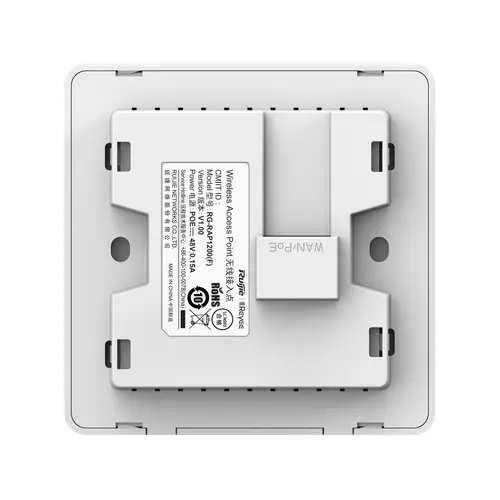 Σημείο πρόσβασης Ruijie RG-RAP1200(F), AC1200, 2x FE, Cloud, τοίχου, 40 πελάτες - 3